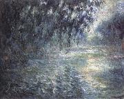 Claude Monet morning on the Seine oil painting artist